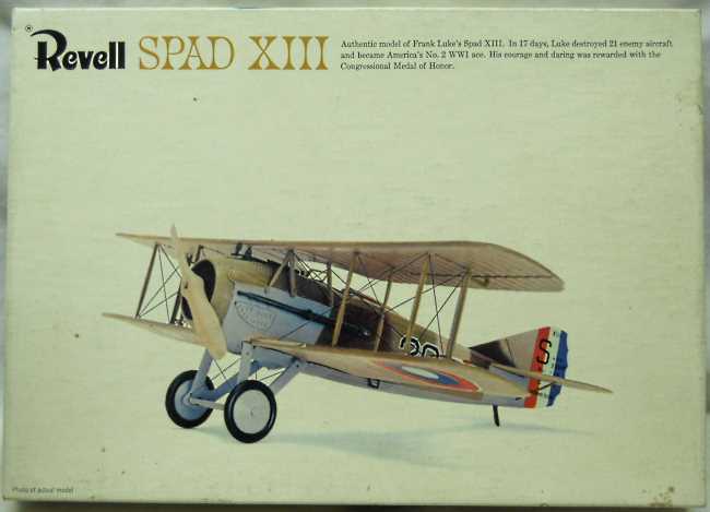 Revell 1/28 Frank Lukes Spad XIII, H290-150 plastic model kit